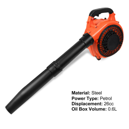 26cc Garden Yard Handheld Petrol Leaf Blower Powerful 2 Stroke Air Cooled Engine 2