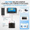 2 Pack 30A PWM Solar Charge Controller, 12V/24V Auto-Regulating, Solar Panel Battery Charger, Dual USB ,LCD Display 3