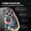 (Grey) Langaton Switch-ohjain varten Nintendo Switch OLED Lite, RGB Turbo Macro 9