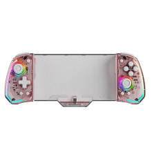 (Pink) Langaton Switch-ohjain varten Nintendo Switch, Hall Joystick RGB Turbo Macro