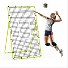 Volleybal reboundnet, 7x4 voet, verstelbaar scherm voor individuele training, Bright Green