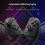 (Black) Trådløs Switch-kontroller (Split Pad) for Nintendo Switch OLED Lite, RGB Turbo Motion 11