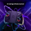 (Transparent Black) Trådløs Switch-kontroller for Nintendo Switch OLED Lite, RGB Turbo Macro 5