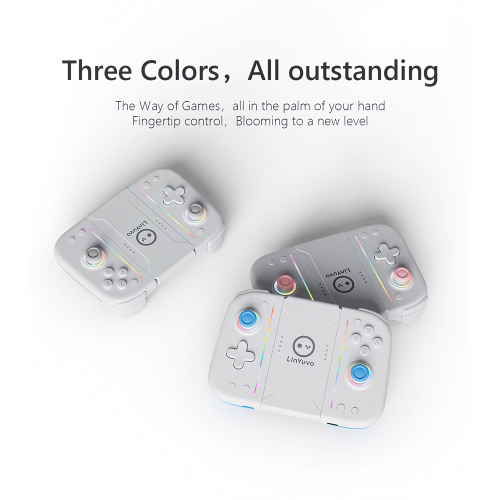 (White Pink) Comando sem fios Switch para Nintendo Switch OLED, Replaceable Joystick RGB Turbo 1