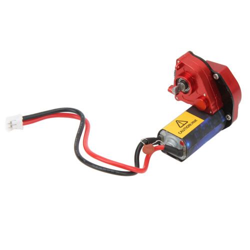 66T Motor Getriebe SCX24 1/24 Upgrade Rot