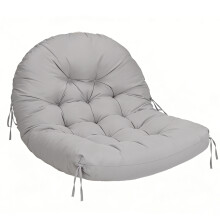 Ersatzkissen für Egg Chair, 120 x 85 x 18 cm, wasserabweisend, Baumwollfüllung, für Hängesessel im Außenbereich