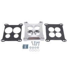 Aluminum Carburetor Adapter Gaskets Kit for Edelbrock / AFB 4 BBL Carb to Quadrajet Base Manifolds 2696 Square Bore Carb