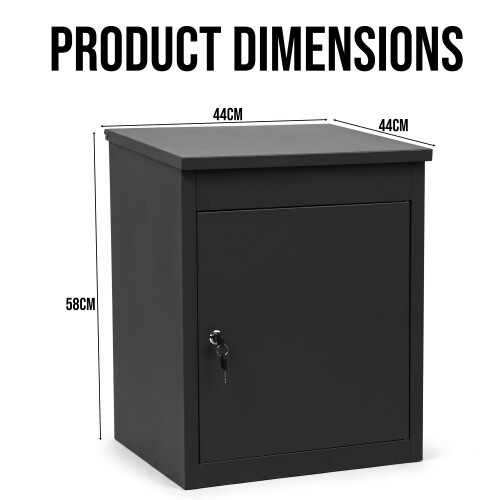 Extra Large Parcel Delivery Drop Box Lockable Outdoor Storage Letter Post Box UK 1