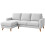 Snugg Furniture VENICE Universal L Shaped Corner Sofa Beige 1