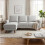 Snugg Furniture VENICE Universal L Shaped Corner Sofa Beige 8