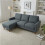 Snugg Furniture VENICE Universal L Shaped Corner Sofa Grey 10