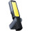 Magnetic Rechargeable Flashlight, LED Underhood Work Light for Mechanics 180 Rotating Base, Side Magnet, Hidden Hook B 1