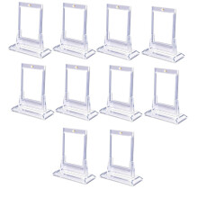 PS Baseball Card Holder Display - 10 Pack Sturdy Magnetic Card Holder Base for Collectibles
