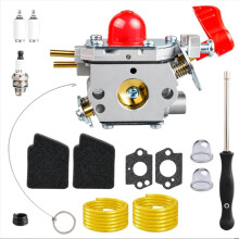 545081857 Carburetor Kit for Poulan Pro BVM200FE 25cc Blower 25cc Fuel Blower GBV345 Leaf Blower