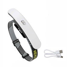 LED-Hoofdlamp voor Wimperverlenging, USB-Oplaadbaar, Oogbeschermingslamp voor Wimpers en Make-