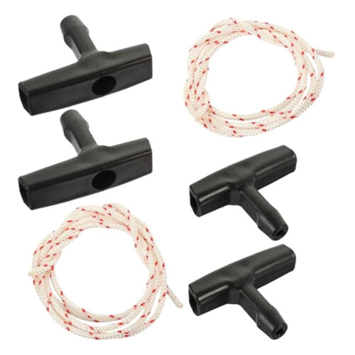 2 Sets Attic Pull Down Cord Handle with 4 Meter Release Rope Plastic Grip, Nylon Pull , Tool-Free Setup