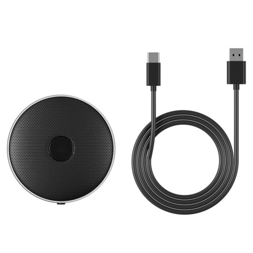 USB Conference Microphone,Omnidirectional Video Conference Microphone,Desktop Condenser Mic for PC,Computer,Laptop