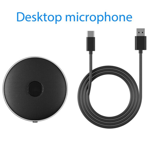 USB Conference Microphone,Omnidirectional Video Conference Microphone,Desktop Condenser Mic for PC,Computer,Laptop 1