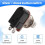 2pcs Momentary Touch Foot  Normally Open SPST 2 PIN Stomp Box Push Button Footswitch for Guitar 2