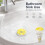 Cute Donut Shaped Push Type Deodorizing Drain Plug,Universal, Removable Drain Strainer for Bathroom Sink 4