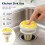 Cute Donut Shaped Push Type Deodorizing Drain Plug,Universal, Removable Drain Strainer for Bathroom Sink 5
