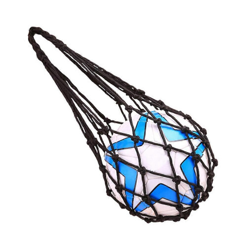Black Basketball Bag for Single Ball Mesh Ball Carrying