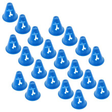 20Pcs Roller Skating Marker Cones for Youth Athletes At Outdoor Games with Compact Shape And Stable Standing