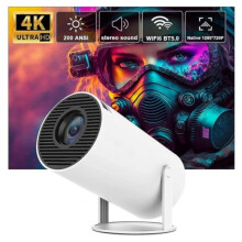 4K HD Projector Android 11 with WiFi6 and Bluetooth 5.0, Portable Home Cinema Outdoor Projector 1080p