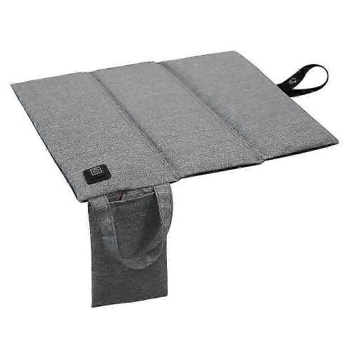 Cold Winter Outdoor Heated Seat Cushion Tri-Fold Seat Mat - Light Grey_i2