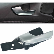 Front left interior door handle, ABS plastic, for hatchback 2010 onwards, replacement repair part for outdoor, garage and travel use