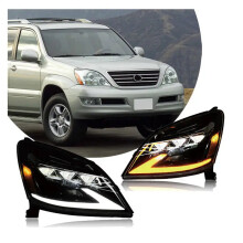 Sequentiële LED-koplampen met opstartanimatie voor Lexus GX470 2003-2009 - Passagierszijde