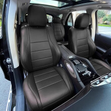 Premium leren stoelhoezen voor Mercedes-Benz GLE450/GLE350 - op maat gemaakt, complete set voor 5 stoelen