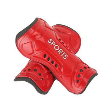 (Adult, red) 2Pcs Soccer Shin Guards High Strength Impact Resistant Breathable Lightweight Calf Protection Youth Soccer Shin Pads