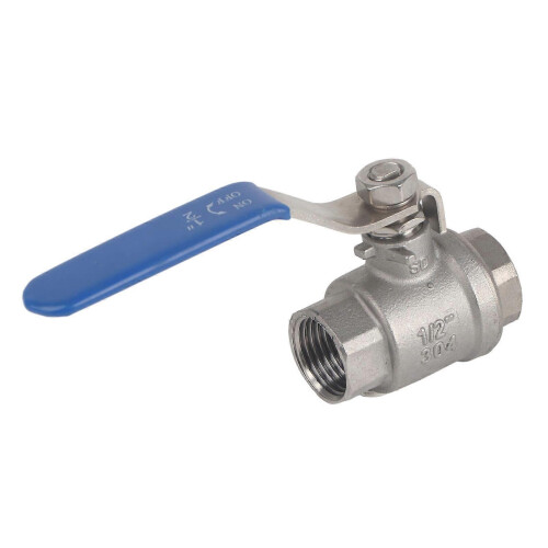 Risegun Stainless Steel Ball Valve Two-piece 304 Material DN15 4 Points