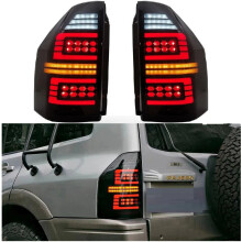 LED-achterlichtset voor Mitsubishi Pajero V73 V75 V77 V87 (2003-2008) - Verbeterde richtingaanwijzer- en remlichten