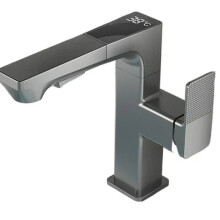 Slimme roterende telescopische wastafelkraan met digitaal display - multifunctioneel warm- en koudtrekontwerp