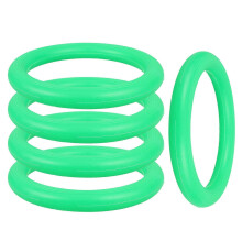 Yoga Ball Fixing Rings Ball Display Stands for Storage Use 5Pcs Green PP Rings