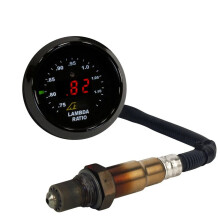 AEM X-serie breedband O2 lucht/brandstofverhoudingsmeterset met LSU 4.9 zuurstofsensor en sticker