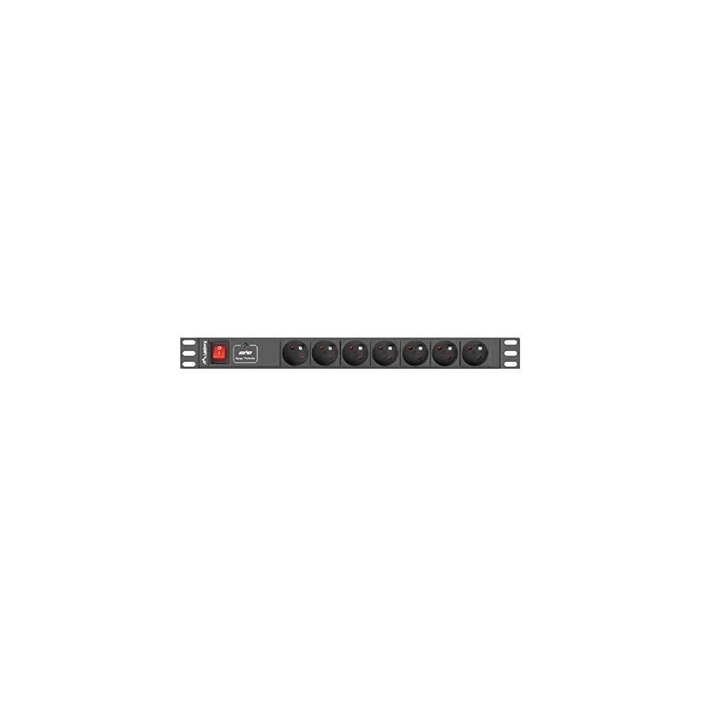RACK PDU 19"" 1U 16 A 7X schuko 2M schwarz Steckdosenleiste PDU-07E-0200-BK - Bild 8