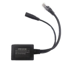 New Gigabit 12V to 24V PoE Converter Input 12-30V Output 24V Passive PoE Setup Injector for MikroTIk, for