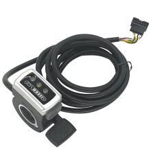 24V Electric Bike Throttle with Power Indicator Display 106DX Scooter Twist Grip Electric Bicycle Accessories
