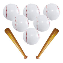 Inflatable Baseball Balloons for Sports Birthday Party Decorations and Photo Props