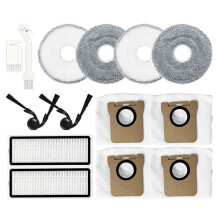 14 PCS Compatible with  H50 Pro/H50/OV43GB/OV42GL Robot Vacuum Cleaner Accessories Side Brush HEPA Filter Mop Pad Dust Bag