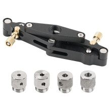 Centering Doweling Jig Woodworking Joinery Hole Drill Guide with 5/6/8/10mm Drill Sleeves Positioner Locator Tool Kit