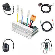 36V 500W E-Bike-Controller-Dashboard mit Gaspedal und Klarem LED-Display - Set für M365 Elektroroller - Ersatzteile