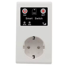 16A GSM-Steckdose mit Fernbedienung, Relais, Intelligenter Steckdose, 3000W, SMS-Anruf-App, Hausautomation, EU-Stecker