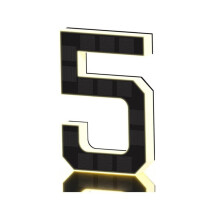 17CM Solar Powered Outdoor House Number Light Solar Lighted House Numbers for Outside for Yard Street Door Plate 5