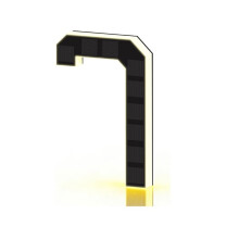 17CM Solar Powered Outdoor House Number Light Solar Lighted House Numbers for Outside for Yard Street Door Plate 7