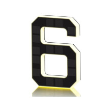 17CM Solar Powered Outdoor House Number Light Solar Lighted House Numbers for Outside for Yard Street Door Plate 6