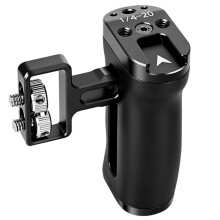 Universal 1/4 Screw Side Handle Aluminum Camera Cage Grip Cold Shoe Mount Hand Grip for  Ronin Gimbal Stabilizer
